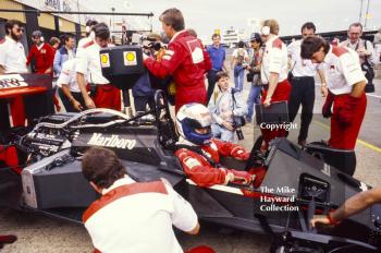 Alain Prost, McLaren-TAG MP4/3, British Grand Prix, Silverstone, 1987.
