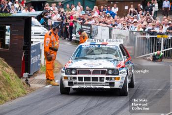 Marcus Willis, Group A Lancia Delta Integrale, 2017 Classic Nostalgia, Shelsley Walsh, July 23.
