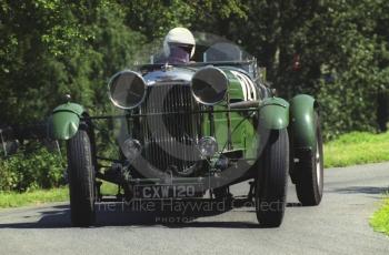 Robert Goodchild, Lagonda LG45, reg no CXW 120, Hagley and District Light Car Club meeting, Loton Park Hill Climb, July 2000.