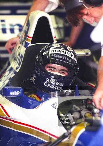 Damon Hill, Williams FW17, Silverstone, British Grand Prix 1995.
