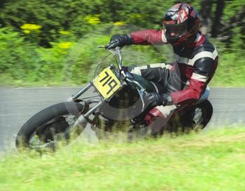 Guy Ursell, BSA A10, Hagley and District Light Car Club meeting, Loton Park Hill Climb, July 2000.