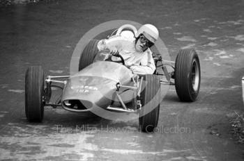 R Willoughby, Cooper Imp, 37th National Open meeting, Prescott Hill Climb, 1969. 