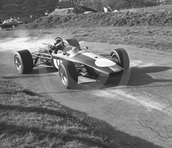 Spencer Elton, Brabham BT21C, 39th National Open meeting, Prescott Hill Climb, 1970.