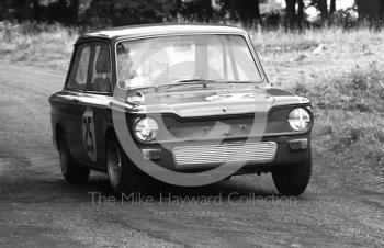 J Stoneman, Hillman Imp, Loton Park Hill Climb, September 1968.