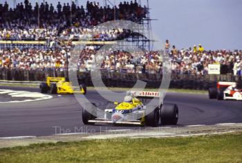 Nigel Mansell, Canon Williams FW11B, British Grand Prix, Silverstone, 1987.
