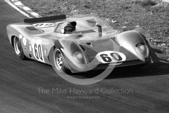 Chris Amon, Ferrari 312P, Brands Hatch, BOAC 500 1969.
