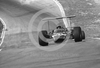 Jo Siffert, Rob Walker Lotus Cosworth V8 49B R7, British Grand Prix, Brands Hatch, 1968.
