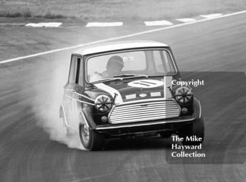 John Rhodes, Cooper Car Company Mini Cooper S, Brands Hatch, Grand Prix meeting 1968.
