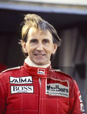 John Watson, McLaren, Brands Hatch, 1985 European Grand Prix.
