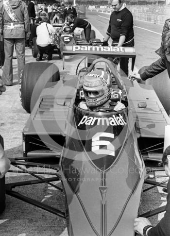 Nelson Piquet, Brabham Alfa Romeo BT48, Silverstone, British Grand Prix 1979.
