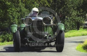 Robert Goodchild, Lagonda LG45, reg no CXW 120, Hagley and District Light Car Club meeting, Loton Park Hill Climb, July 2000.