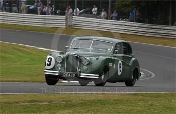 Tom Harris, Jaguar Mk7, HSCC Historic racing saloons, Oulton Park Gold Cup, 2003