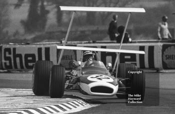 Peter Westbury, FIRST Brabham BT30, Thruxton, Easter Monday 1969.
