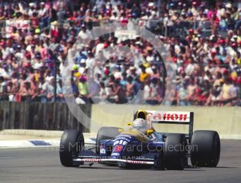 Winner Nigel Mansell, Williams FW14 , Silverstone, British Grand Prix 1991.
