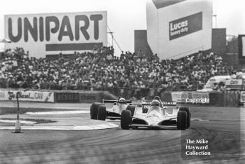 John Watson, McLaren M29, 1979 British Grand Prix, Silverstone.
