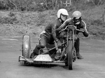 H Wilderspin, Matchless 500, 43rd National Open meeting, Prescott Hill Climb, 1972. 