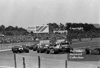 Copse Corner, Silverstone, 1981 British Grand Prix.
