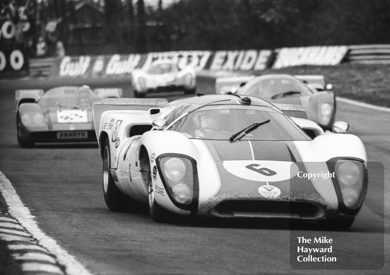 Ulf Norinder/Robin Widdows, Sportscars Switzerland Lola T70GT, Brands Hatch, BOAC 500 1969.