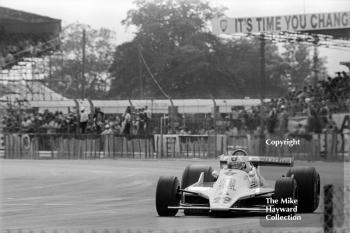 Clay Regazzoni, Williams FW07, 1979 British Grand Prix, Silverstone.
