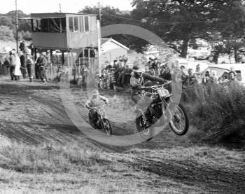 Motocross event at Hawkstone Park, August 1968.