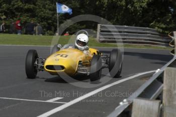 Bob Birrell, 1963 Brabham BT6, Millers Oils/AMOC Historic Formula Junior Race, Oulton Park Gold Cup meeting 2004.