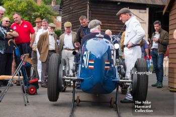 Rob Newall, 1934 Maserati 8CM, Shelsley Walsh, 2017 Classic Nostalgia, July 23.
