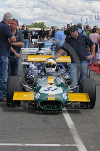 F1 Brabham in the paddock, Silverstone Classic 2009.