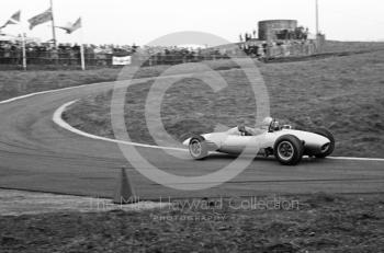 Action at Museum Corner, Loton Park hill climb, 1964.