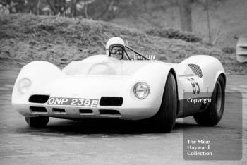 Bob Rose, Elva Mk7 Buick reg no ONP 238E, 37th National Open meeting, Prescott Hill Climb, 1969.
