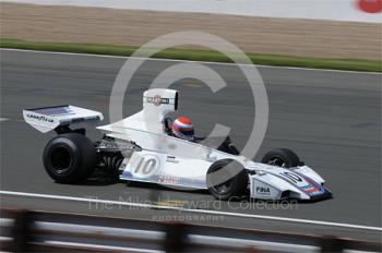 Manfredo Rossi di Montelera, 1974 Brabham BT42, Grand Prix Masters race, Silverstone Cassic 2009.