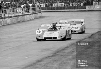 Howden Ganley, Rubery Owen Canada BRM P167 Chevrolet 8.1, Willi Kauhsen, Porsche 917/10, Silverstone, Super Sports 200, 1972.
