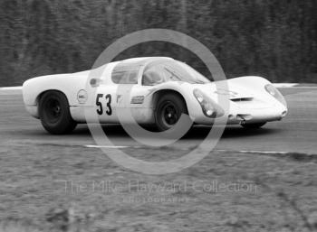 Rudi Lins/Karl Foitek, Valvoline Racing Porsche 910 (S-ZL 852), 1968 BOAC 500, Brands Hatch
