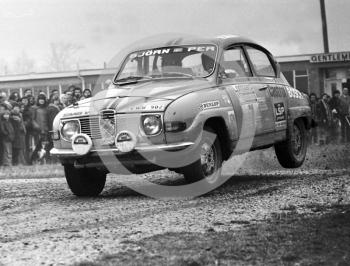 Per Eklund/Bjorn Cederberg, Saab 96, EWU 902, 1974 RAC Rally
