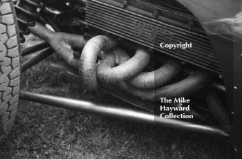 BRM P578 exhaust, Oulton Park Gold Cup 1963.
