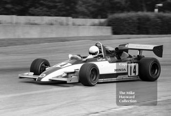 Geoff Lees, Ralt RH6/81, on the way to victory, John Howitt F2 Trophy, Donington, 1981
