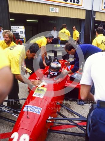 Gerhard Berger, Ferrari F187, British Grand Prix, Silverstone, 1987
