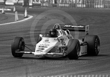 Jacques Laffite, Williams FW08C, British Grand Prix, Silverstone, 1983
