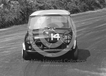 W Needham, Coldwell Mini, Shelsley Walsh Hill Climb June 1967.