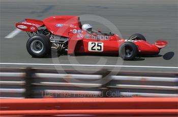 March 711 previously driven by Ronnie Peterson, Grand Prix Masters race, Silverstone Cassic 2009.