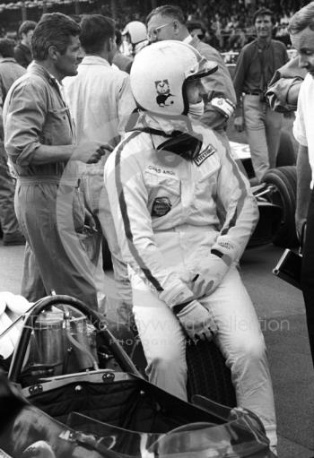 Chris Amon, Ferrari V12 312 0003, Silverstone, 1967 British Grand Prix.
