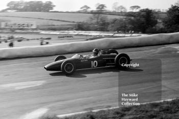 Jochen Rindt, Ford Motor Company Austria Brabham BT10, Mallory Park, May 1964.
