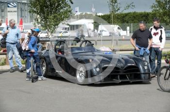 Skelta G Force gets admiring glances in the paddock at Silverstone Classic 2010