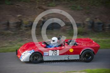 Graham Lockes, Lola T492, Hagley and District Light Car Club meeting, Loton Park Hill Climb, September 2013. 