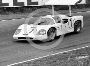 Phil Hill/Mike Spence, Chaparral 2F, Brands Hatch, BOAC 500 1967.