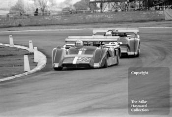 Teddy Pilette, VDS Racing Team McLaren M8E, Hans Wiedmer, McLaren M8E Chevrolet 8.1, Silverstone, Super Sports 200, 1972.
