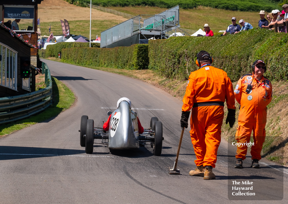 Timothy Dencham, WHD JAP leaves the line, Shelsley Walsh Classic Nostalgia, 16th July 2022.
