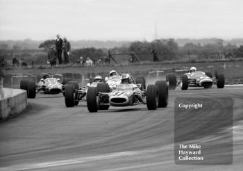 Francois Cevert, Tecno 68, 1968 Martini Trophy, Silverstone.
