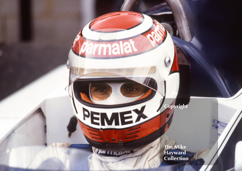 Nelson Piquet, Brabham BT49C, Silverstone, 1981 British Grand Prix.