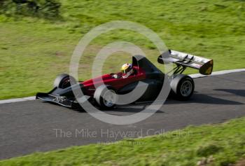 Jos Goodyear, GWR Raptor, Hagley and District Light Car Club meeting, Loton Park Hill Climb, September 2013. 