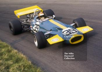 Chris Craft, Ecurie Evergreen Brabham BT33, Oulton Park Gold Cup 1971.
